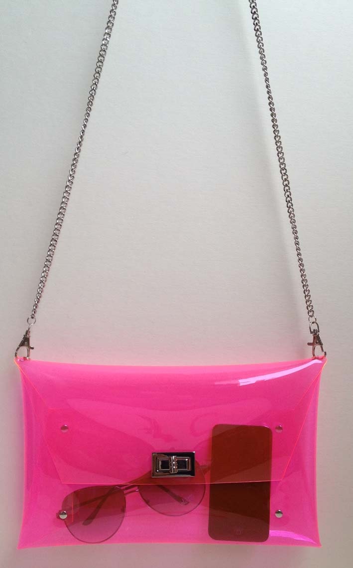 Classic Transparent Clear Clutch With String Chain for - Etsy