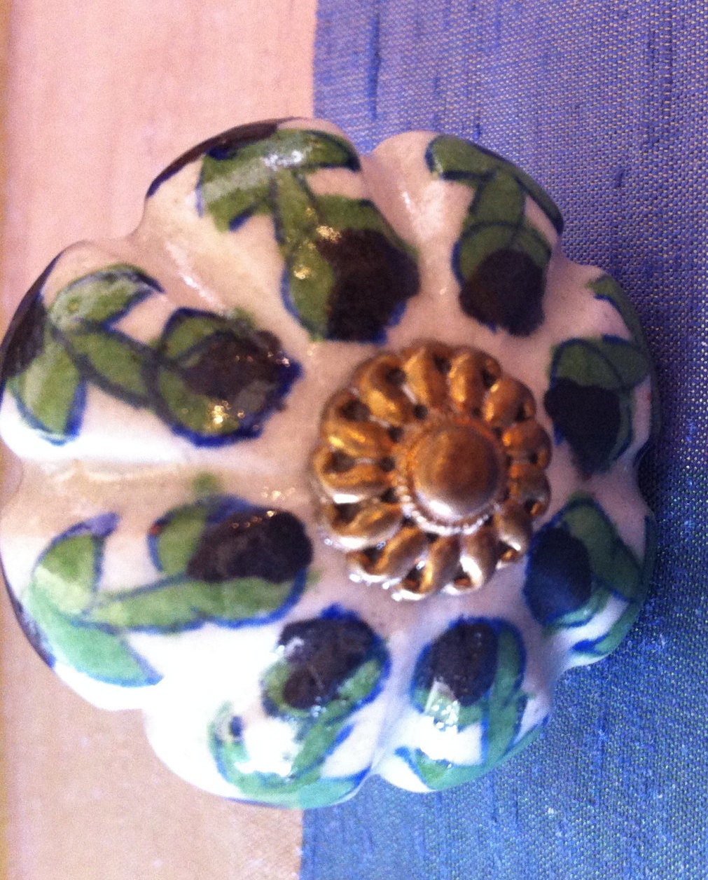 Perilla de la porcelana para cajones puertas de gabinete | Etsy