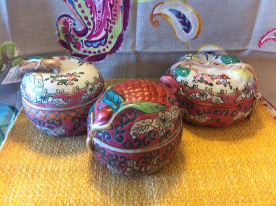 Lotus Blossom Porcelain Decorative Boxes Quality Boxes Lotus Etsy