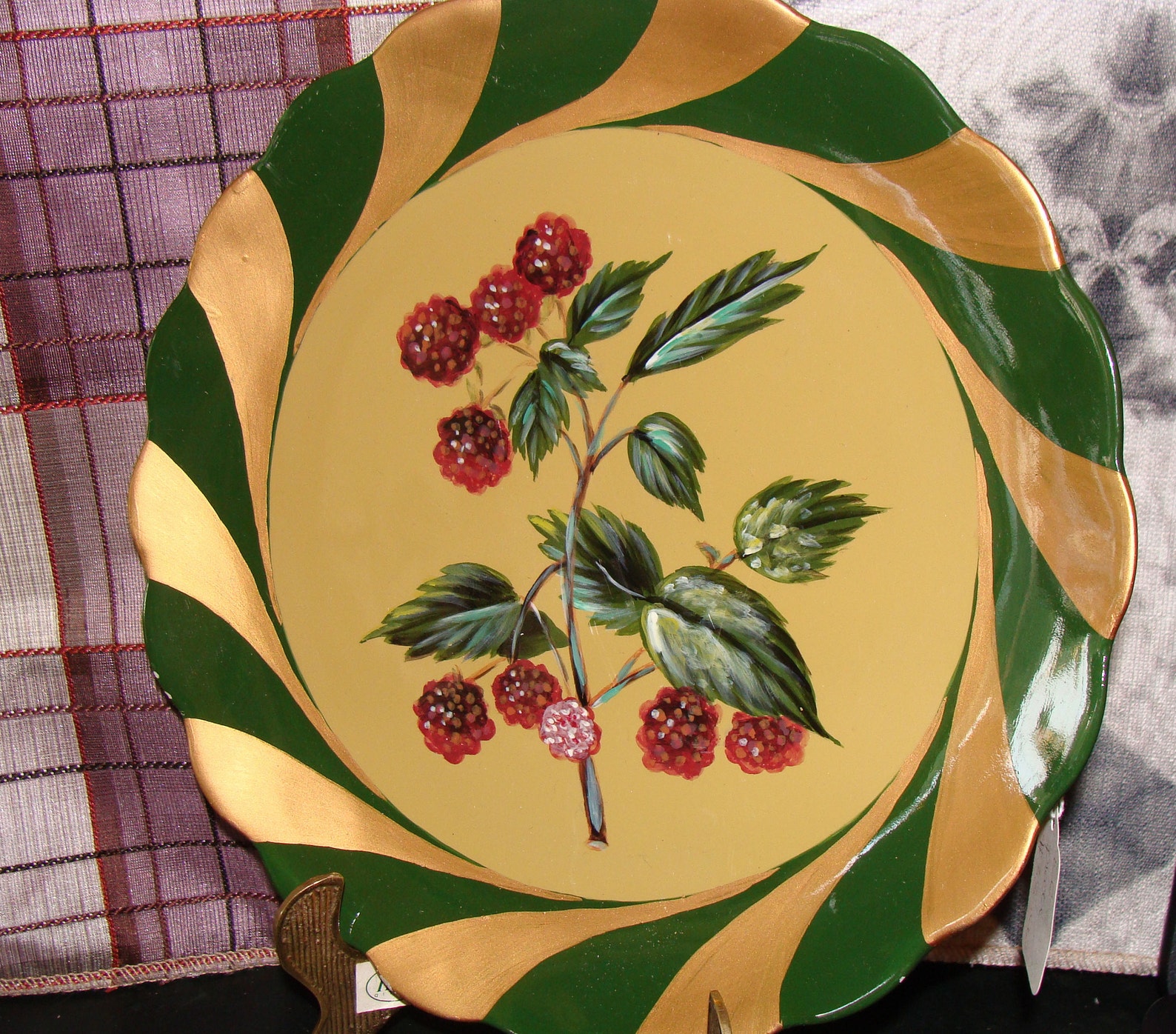 Pair of Decorative Plates Made in China for Toyo Co. Not for Etsy