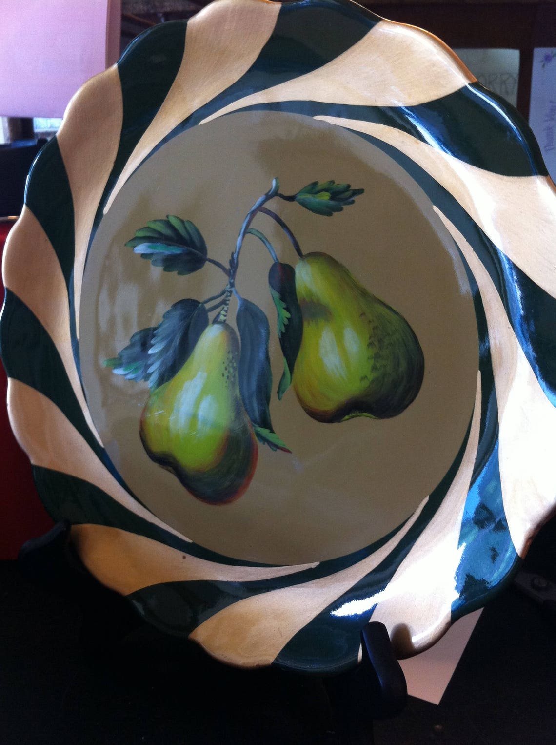 Pair of Decorative Plates Made in China for Toyo Co. Not for Etsy