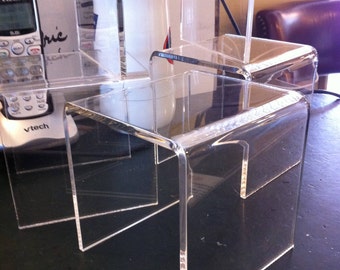 Acrylic Riser, 4" x 4" x 4" Riser For Displays