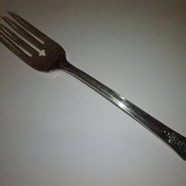 Salad Fork  or dinner fork Fortune Silverplate 1939 by Oneida community tudor plate your choice