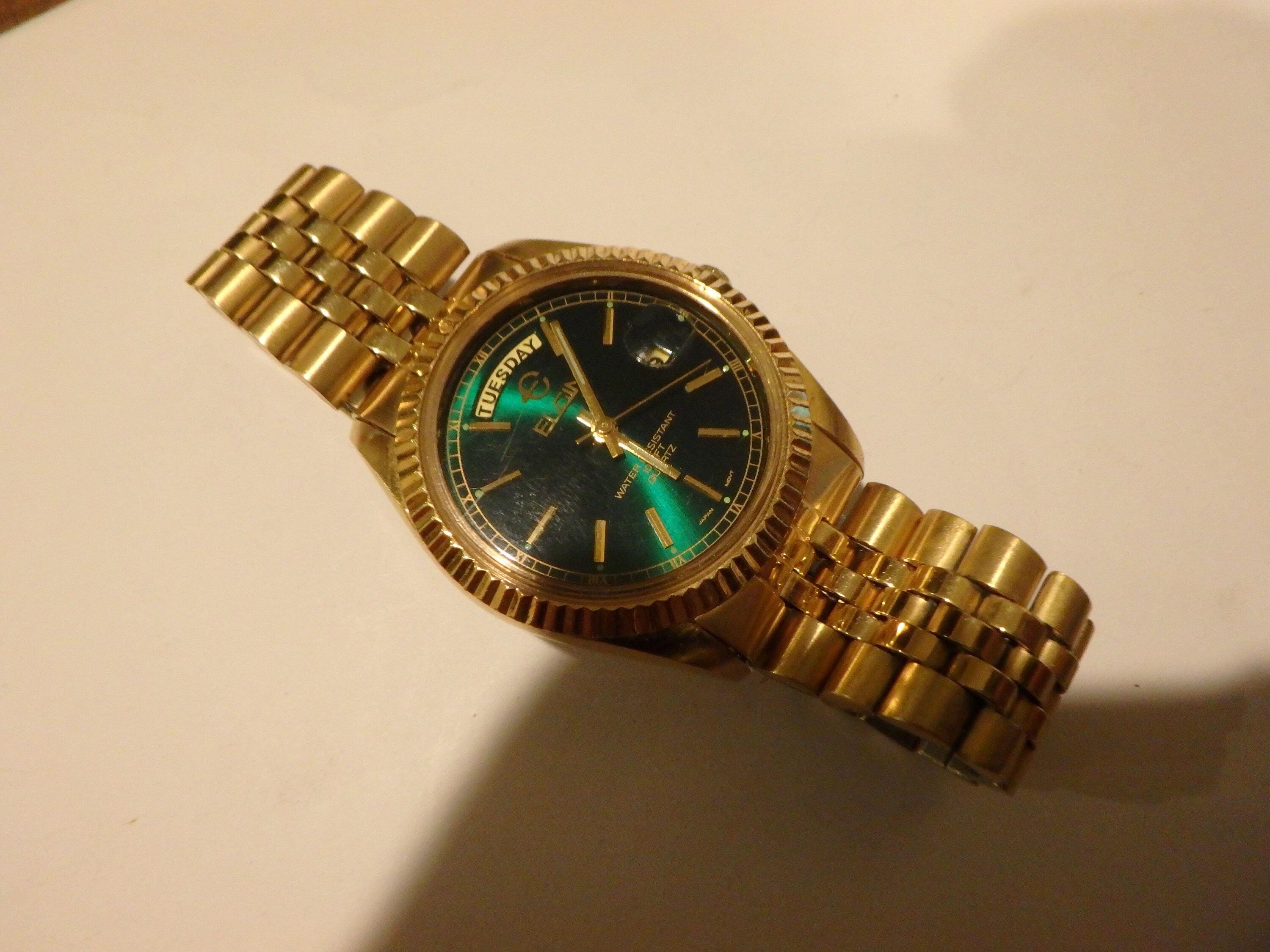 Excellent 1960s Elgin Jubilee Green 