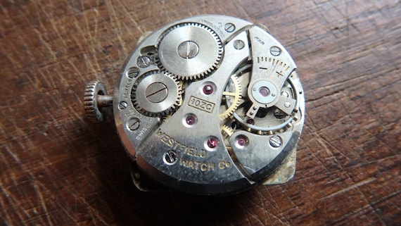 Westfield Watch Co Model 10ZC Wrist Watch Movement Parts Repair