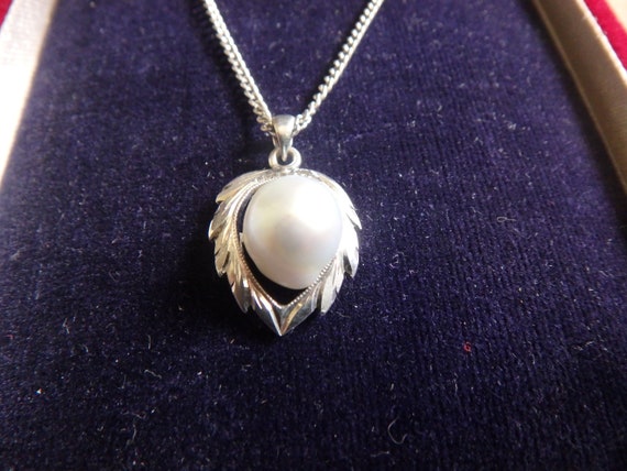 fiji pearl pendant & necklace antique ginza tokyo… - image 3