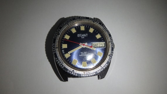 1960s LEGANT QS swiss electronic watch mens parts