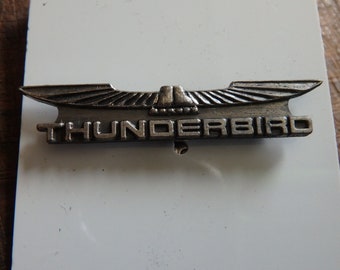 vintage thunderbird hat pin pinback