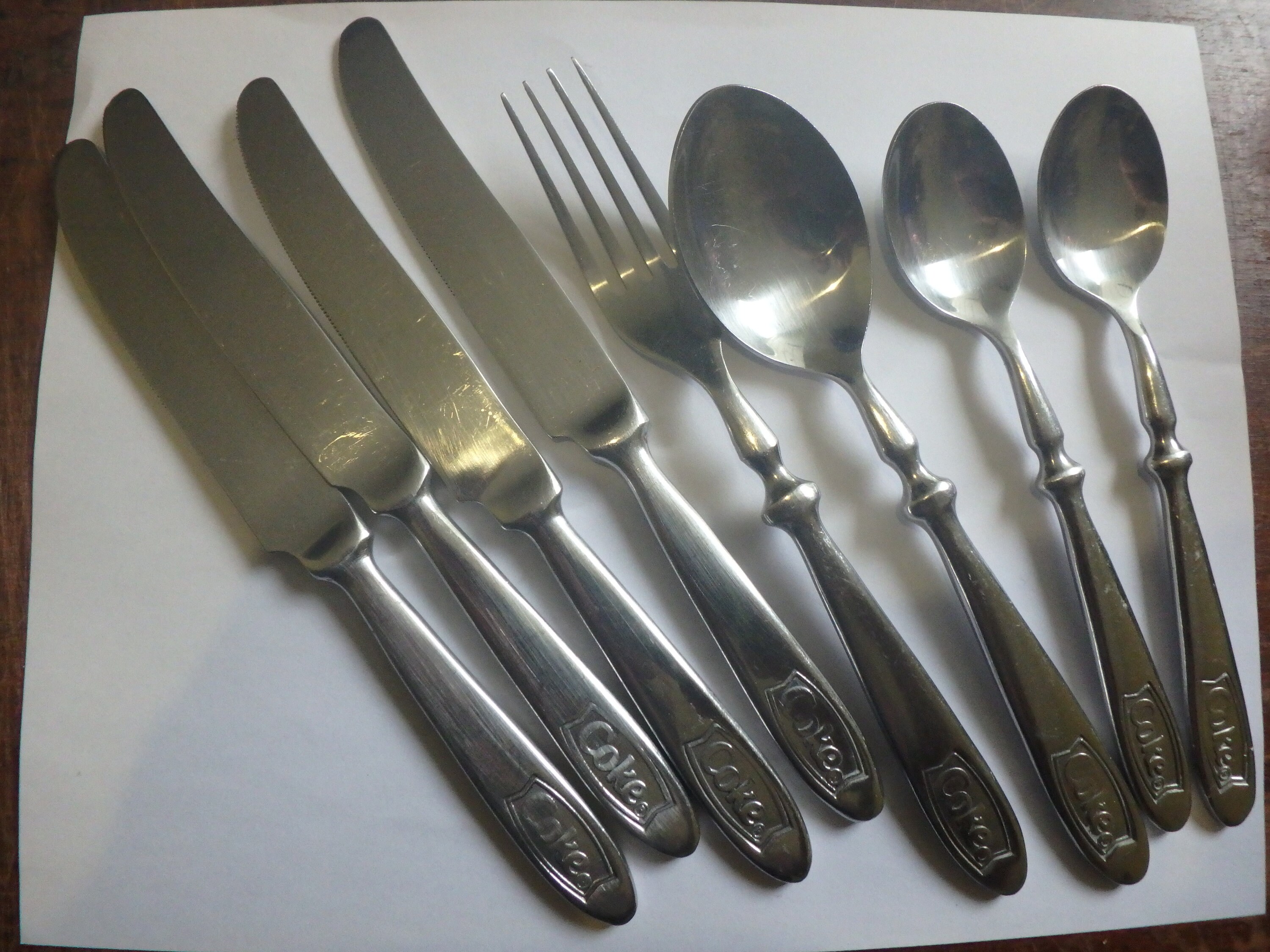 Gibson COKE Engraved Stainless CocaCola Heavy Duty Silverware Etsy