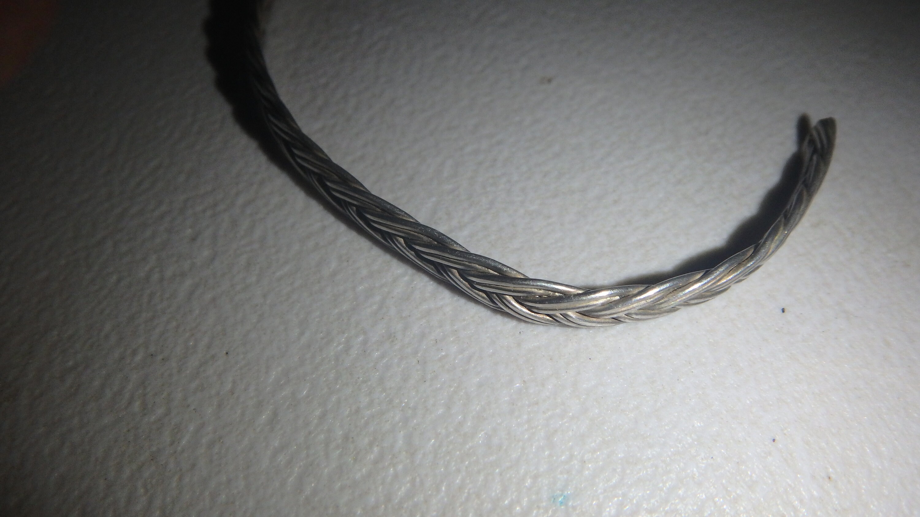 Sterling Silver Basket Weave Cuff Bracelet 6 1/4 Inch Long Etsy