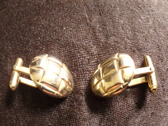 Vintage Authentic Givenchy Cufflinks Gold Tone 16mm Etsy Canada