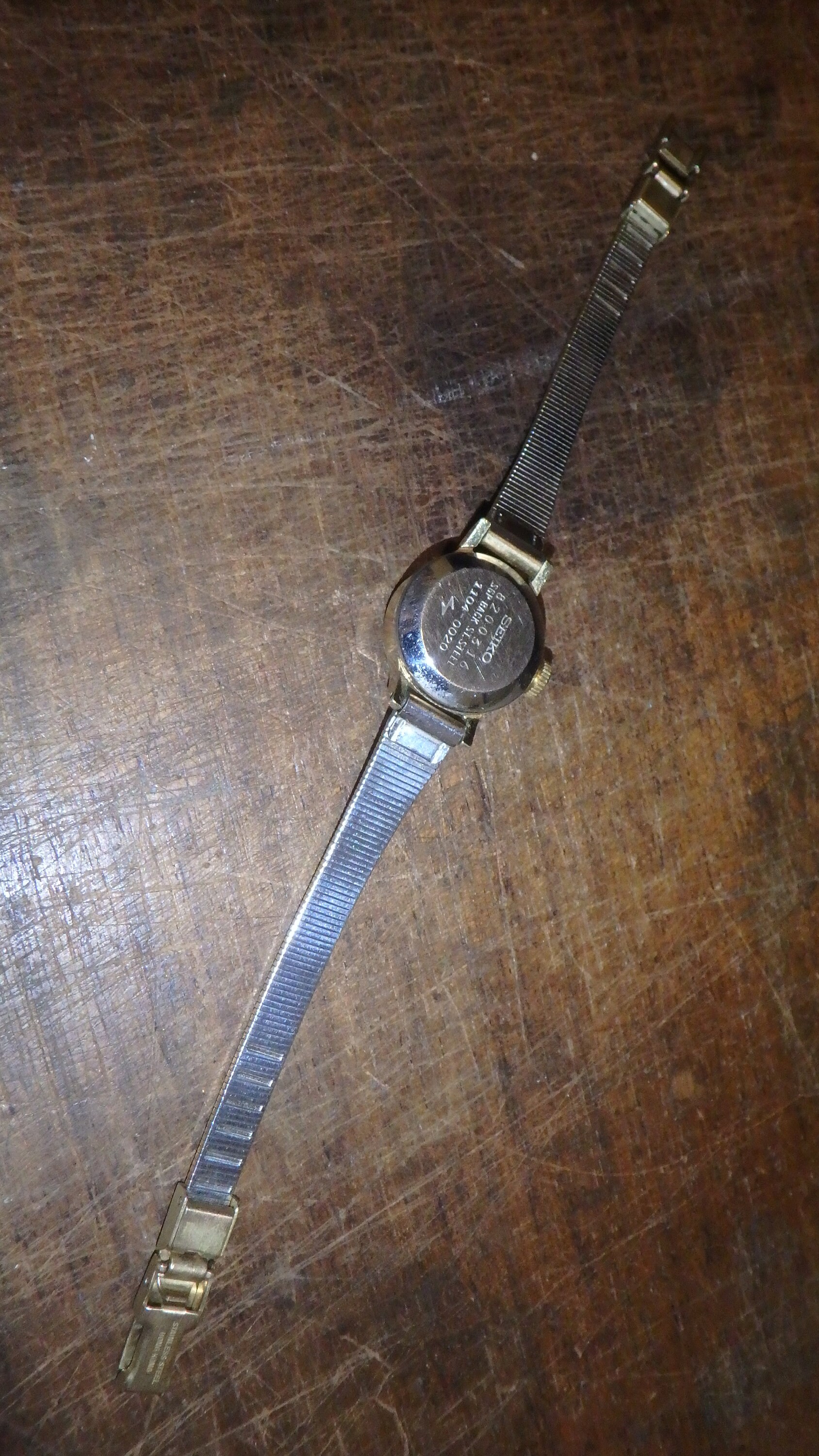 セイコー SEIKO Salvia 手巻 腕時計 21JEWELS 1104-0030 伸縮