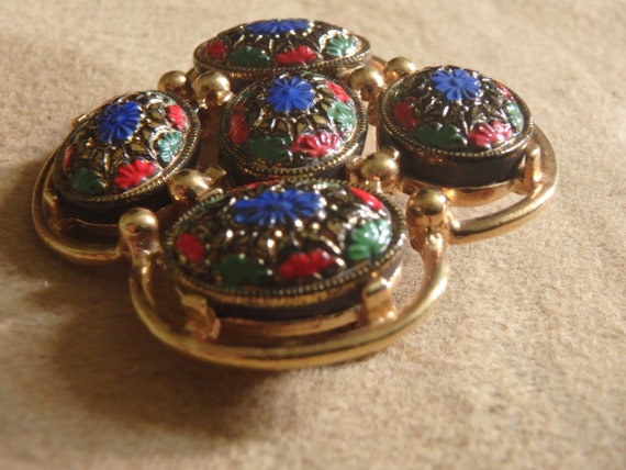 vintage Sarah Coventry Brooch Light of The East P… - image 7