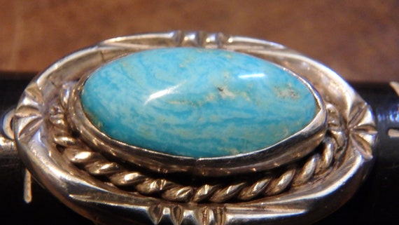 vintage sterling silver 925 turquoise ring southw… - image 2