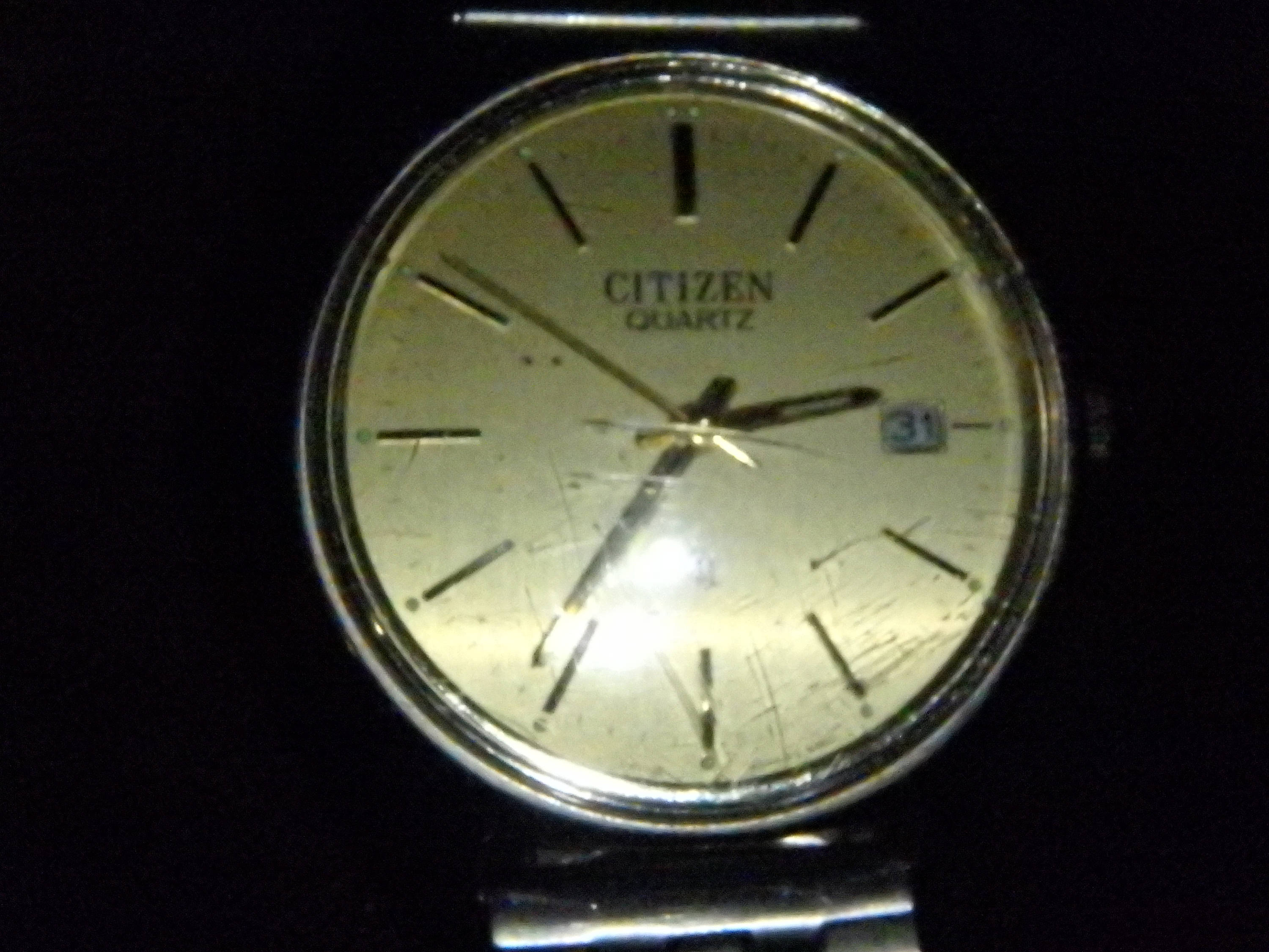 1976 Citizen CQ 3811-898419smk 3811A Movement Analog/Date w/ | Etsy