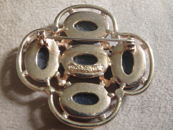 vintage Sarah Coventry Brooch Light of The East P… - image 3