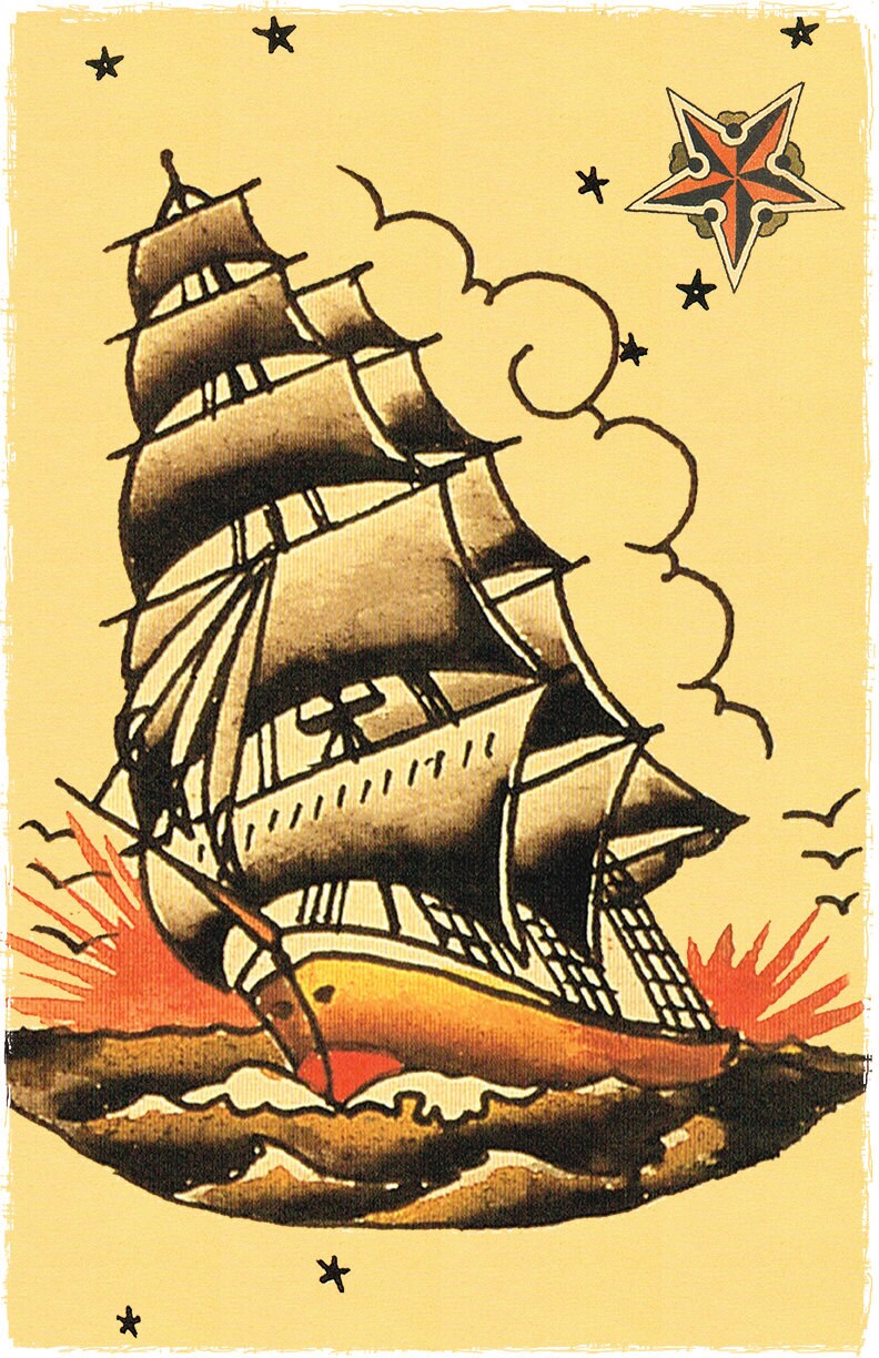 11 X 17 Pirate Ship Masted Sailing Vessle Navy Boat Sailor - Etsy