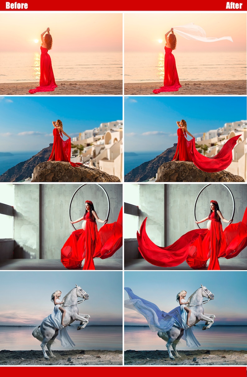 50 Flying Fabric Dress Photo Overlays Overlay Etsy Canada