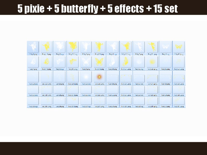 30 fairy magic overlays, fairy dust, fairy tail, fairy wings, light magic effects, pixie dust, Photoshop overlay, PNG files image 3