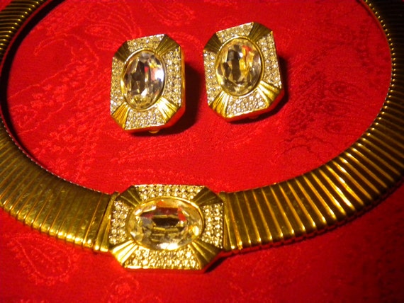 Vintage Jewelry set CAROLEE wedding Engagement ann