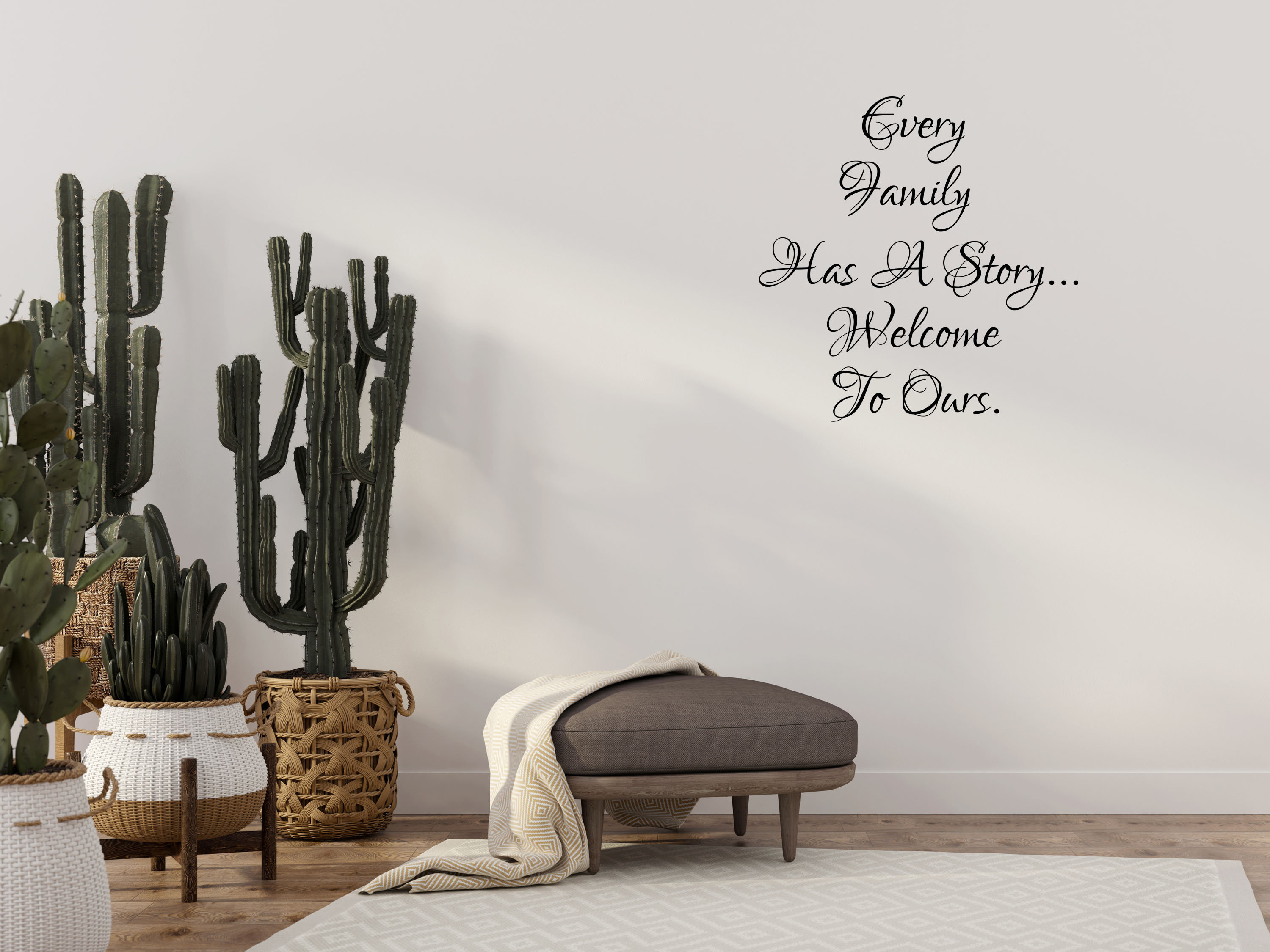 Every Family Has A Story Welcome To Ours Vinyl Wall Art Decal Sticker Lettering