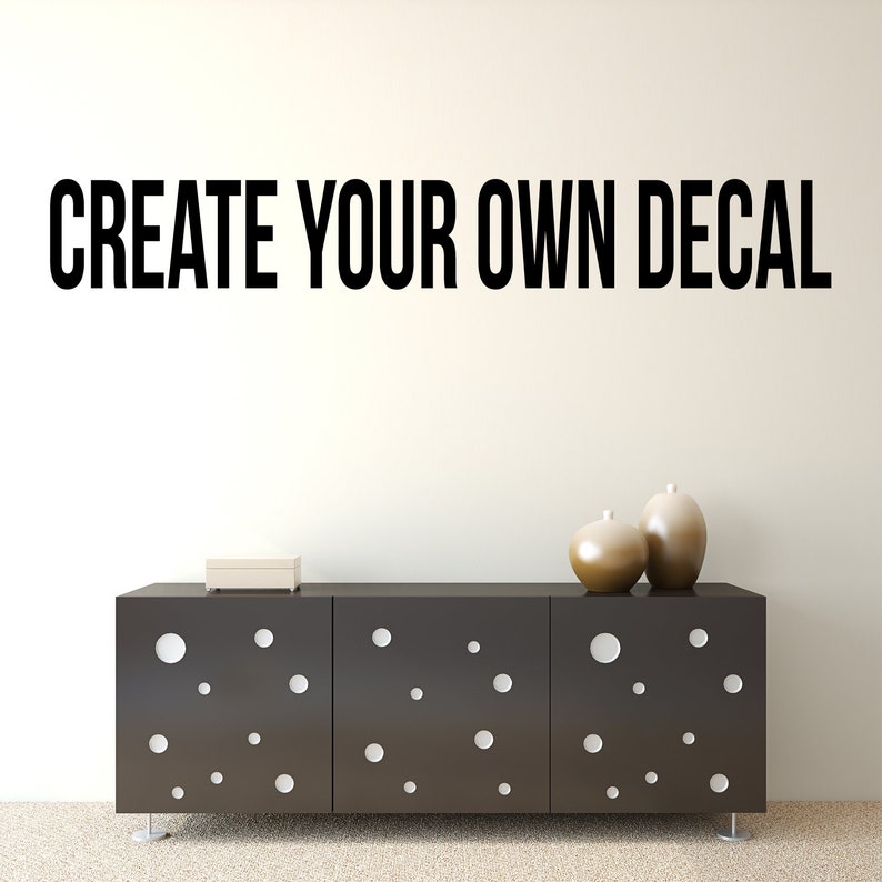 Custom Vinyl Decal Wall Letters Personalized E