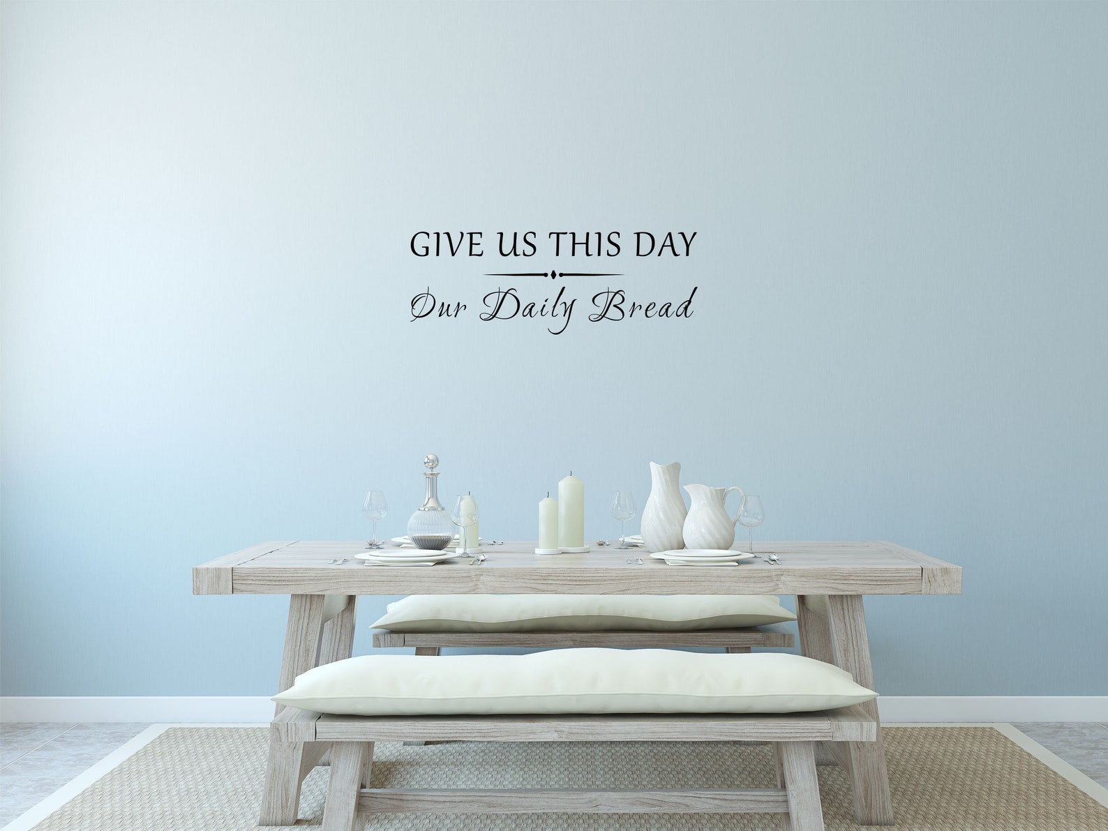 Give Us This Day Our Daily Bread Vinyl Wall Decal