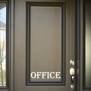 Office Vinyl Door Decal - Custom Door Decals Sticker Office Sign Decals Office Professional Door Decal Front Door Decals Office Vinyl Door