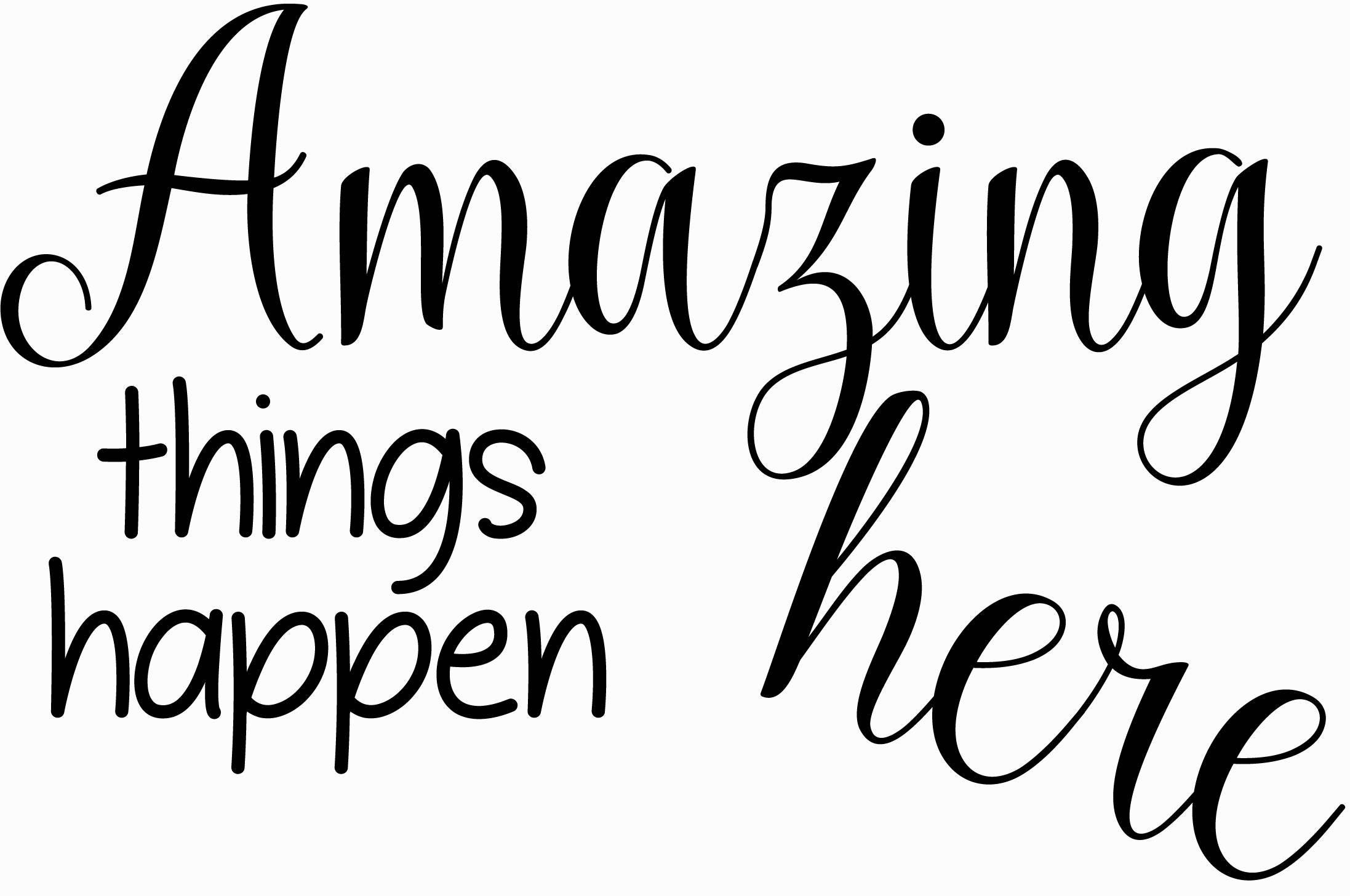 Amazing Things Happen Here Inspirational Wall Decal Teacher Etsy Amazing Things Happen Here Inspirational Wall Decal Teacher Etsy