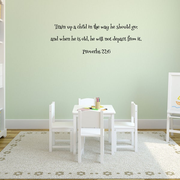 Proverbs 22 6 Etsy