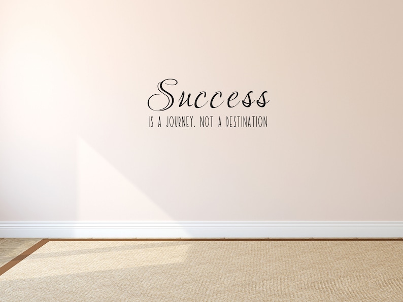 Homesense Success is a Journey Canvas Print