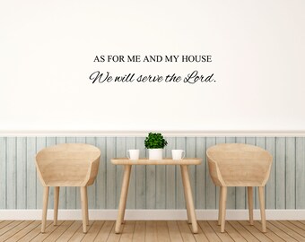 who said as for me and my house kjv