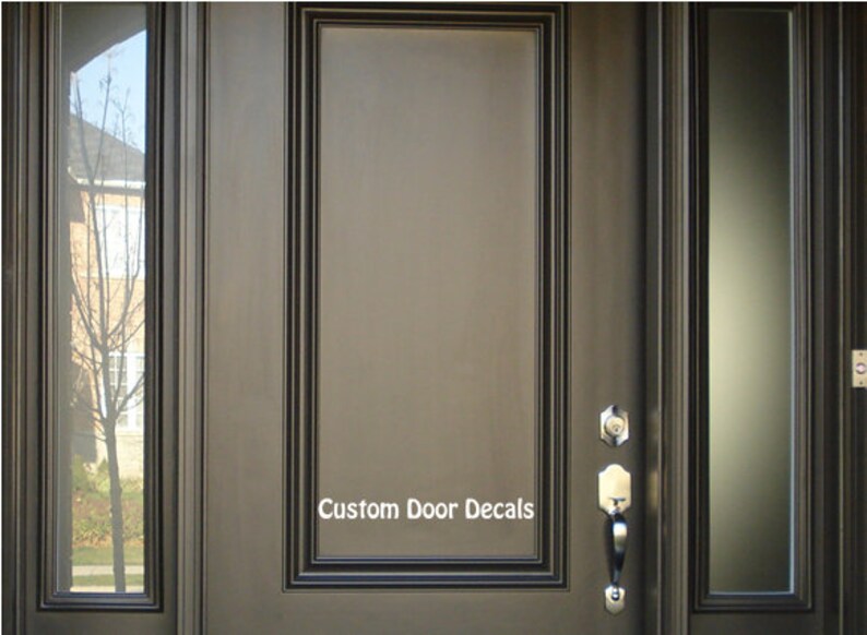 Custom Door Decal Design Your Own Door Decal Custom Decal Etsy