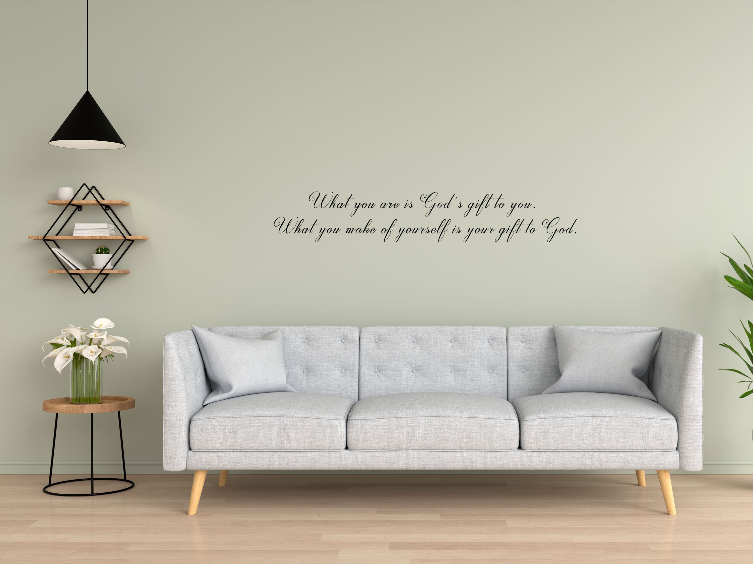 What You Are Is God's Gift To You Inspirational - Etsy