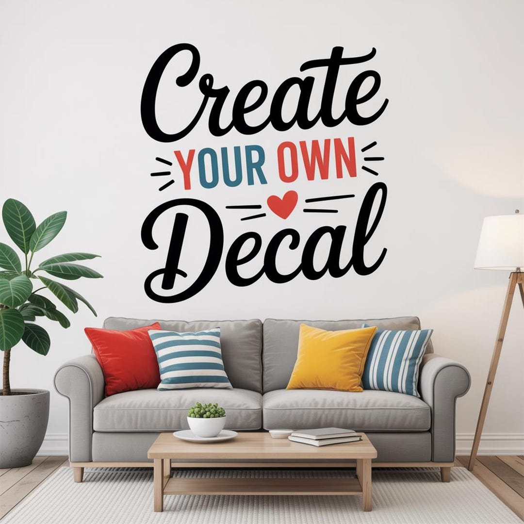 Personalized Wall Decal – Text for Wall - Custom Vinyl Lettering ...