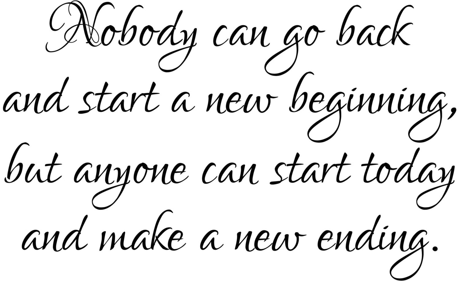 Start A New Beginning Vinyl Wall Decal New Beginning Decal Etsy