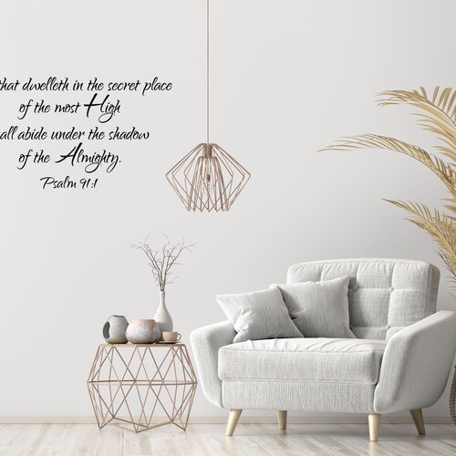 Psalm 1266 Scripture Wall Art Wall Decal Quote KJV Vinyl Etsy