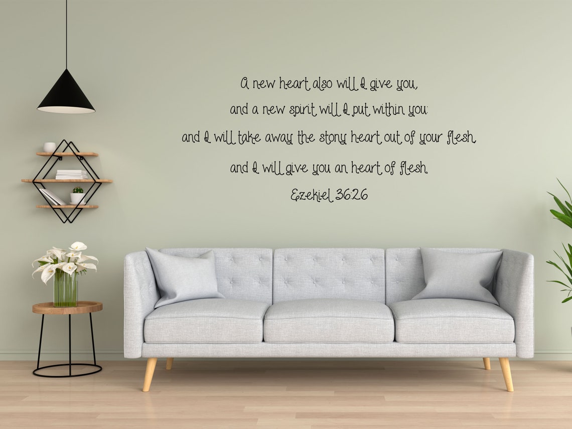 Christian KJV Bible Wall Decal Religious Wall Decor Etsy