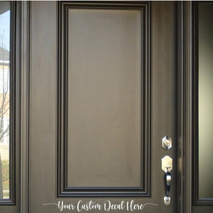 Custom Door Decal  - Design Your Own Door Decal  - Custom Decal - Custom Door Sign - Custom Vinyl Decal - DIY Sign - Removeable Wall Decal