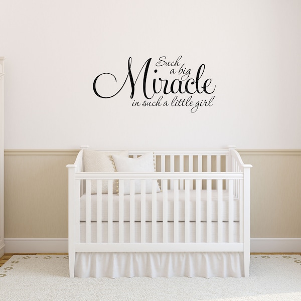 Miracle Wall Decal Etsy