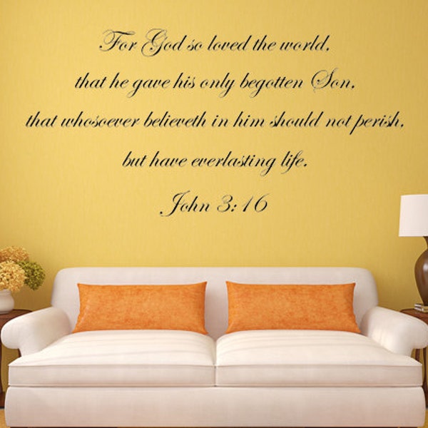 Kjv Wall Decal Etsy