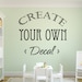see more listings in the Custom Quote Wall Decals section
