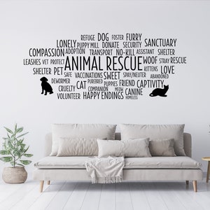 Peut inclure: Un nuage de mots noir et blanc avec les mots "Animal Rescue" au centre. Les mots sont dispos&eacute;s en cercle autour des mots du centre. Les mots sont tous li&eacute;s au sauvetage des animaux, tels que "refuge", "amour", "compassion", "errance", "b&eacute;n&eacute;vole", "heureux d&eacute;nouement", "sans-abri", "chien", "chat", "ami", "canin", "f&eacute;lin", "chiot", "chaton", "s&ucirc;r", "vaccinations", "vermifuge", "transport", "sans euthanasie", "s&eacute;curit&eacute;", "sanctuaire", "donner", "accueillir", "abandonn&eacute;", "captivit&eacute;", "pur-sang", "compagnon", "laisses", "v&eacute;t&eacute;rinaire", "prot&eacute;ger", "aboiement", "miaulement", "doux", "st&eacute;rilisation", "chiots", "chatons", "ami", "captivit&eacute;", "cruaut&eacute;", "b&eacute;n&eacute;vole", "heureux d&eacute;nouement", "sans-abri".