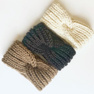 KNITTING PATTERN | Bulky Twisted Headband