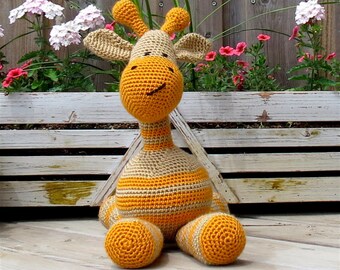 Crochet Giraffe PDF Pattern | George the Giraffe | Stuffed Crochet Giraffe Amigurumi PDF