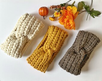 KNITTING PATTERN | Bumpy Road Twisted Headband