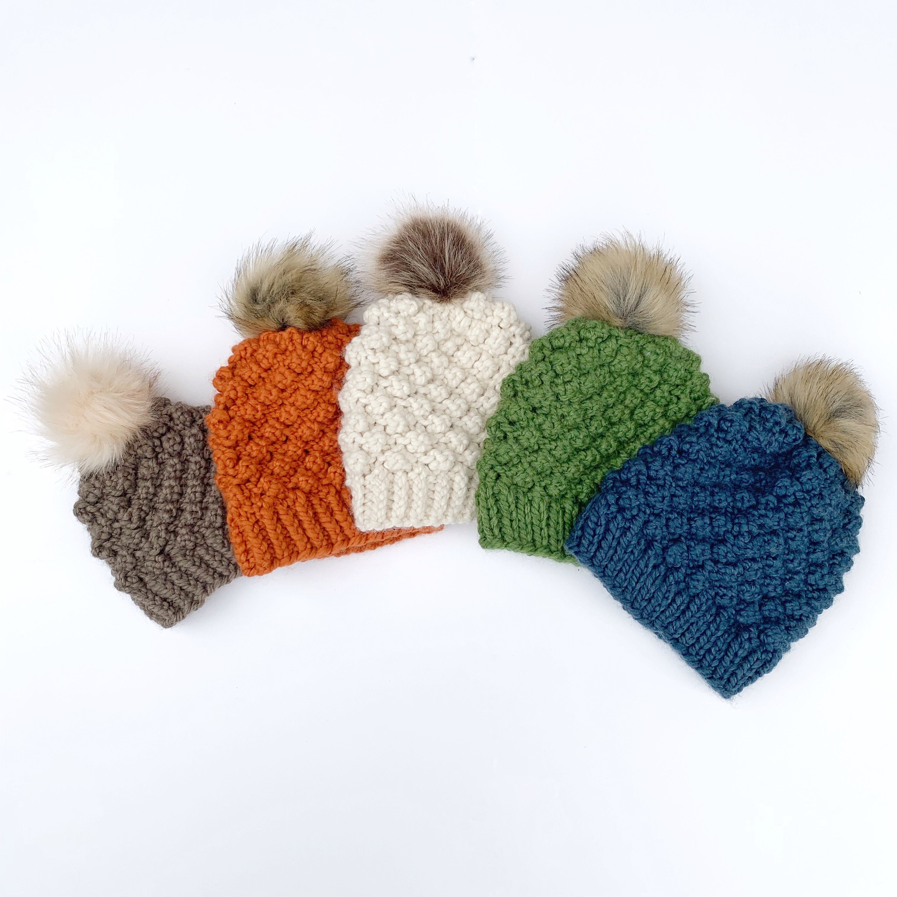 Accessories Caps Bobble Hats Seeberger Bobble Hat natural white cable stitch casual look 