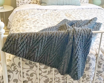 Highs and Lows Knitting Pattern | Knit Baby Blanket Pattern | Knit PDF