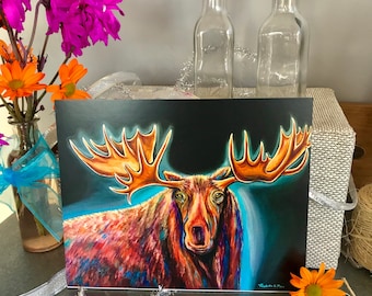 8"x10" Art Print Moose