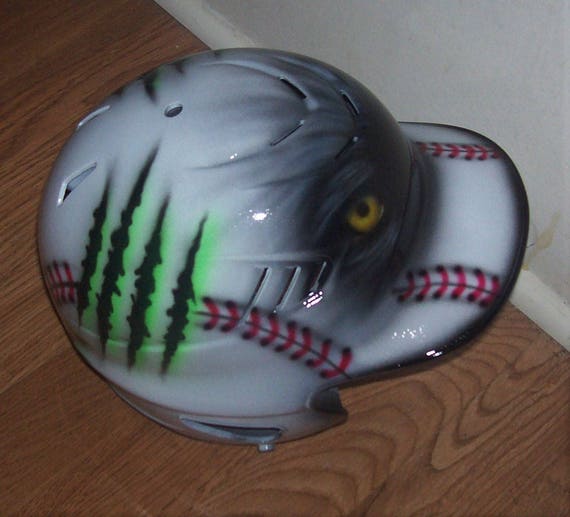 pics Boys Airbrushed Baseball Helmets etsy
